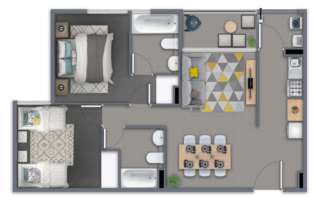 Plano del modelo M